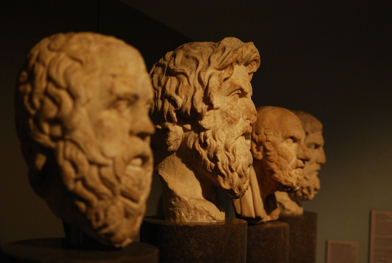 busts, philosophy, aristotle