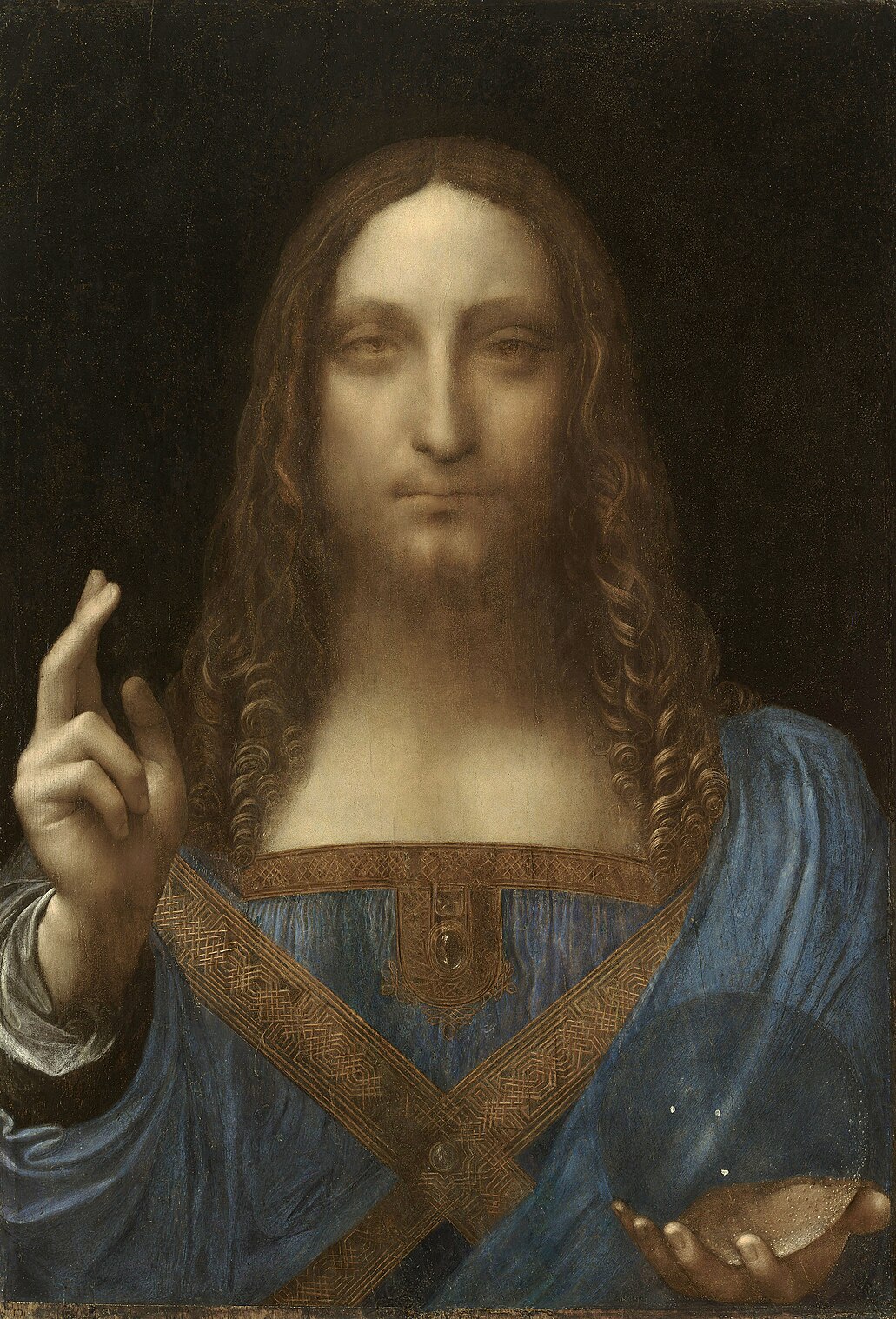 leonardo da vinci, salvator mundi, painting