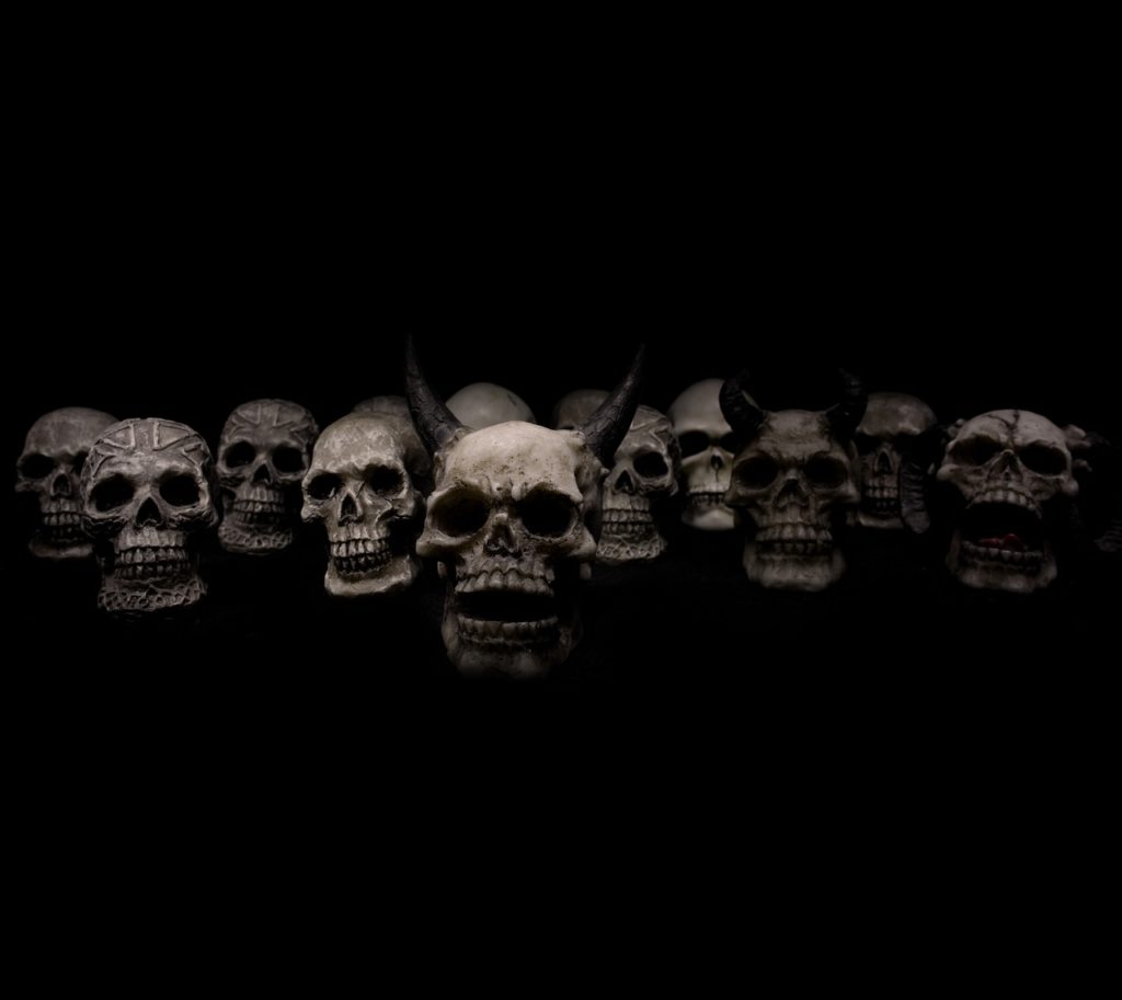 skulls, horror, death