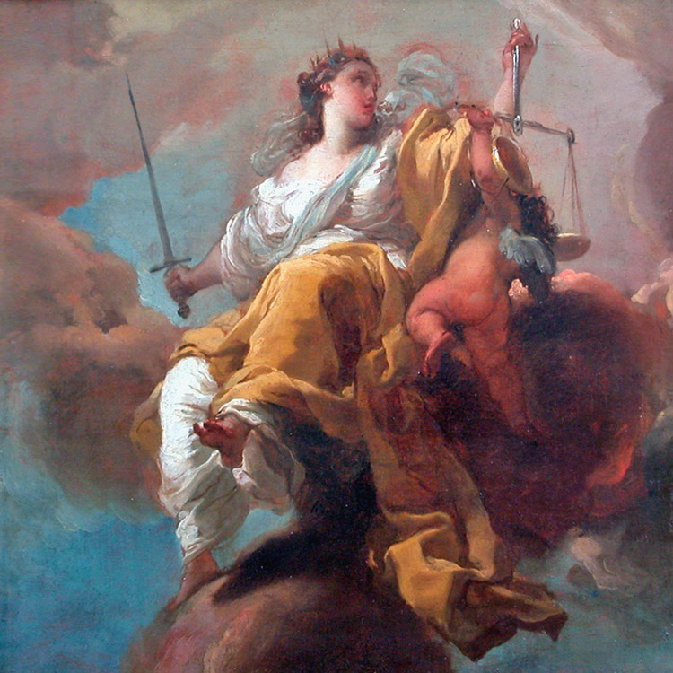 Gaetano Gandolfini (circa 1760) - Allegory of Justice